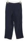 Blue Polyester Trousers