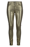Gold Polyester Trousers