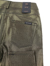 Gold Polyester Trousers