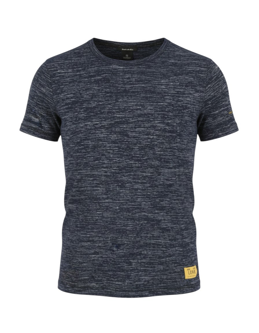Schwarzes Polyester-T-Shirt