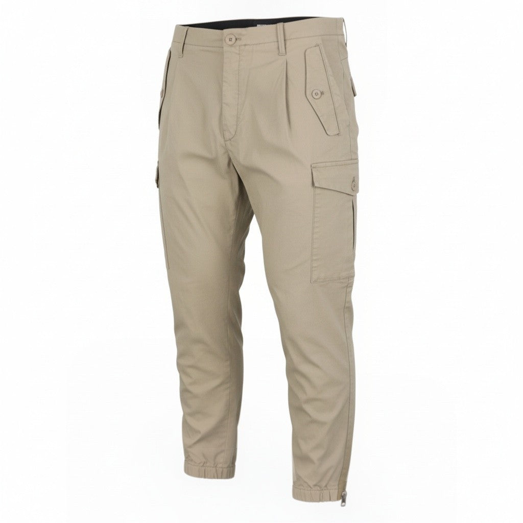 Braune Baumwollhose