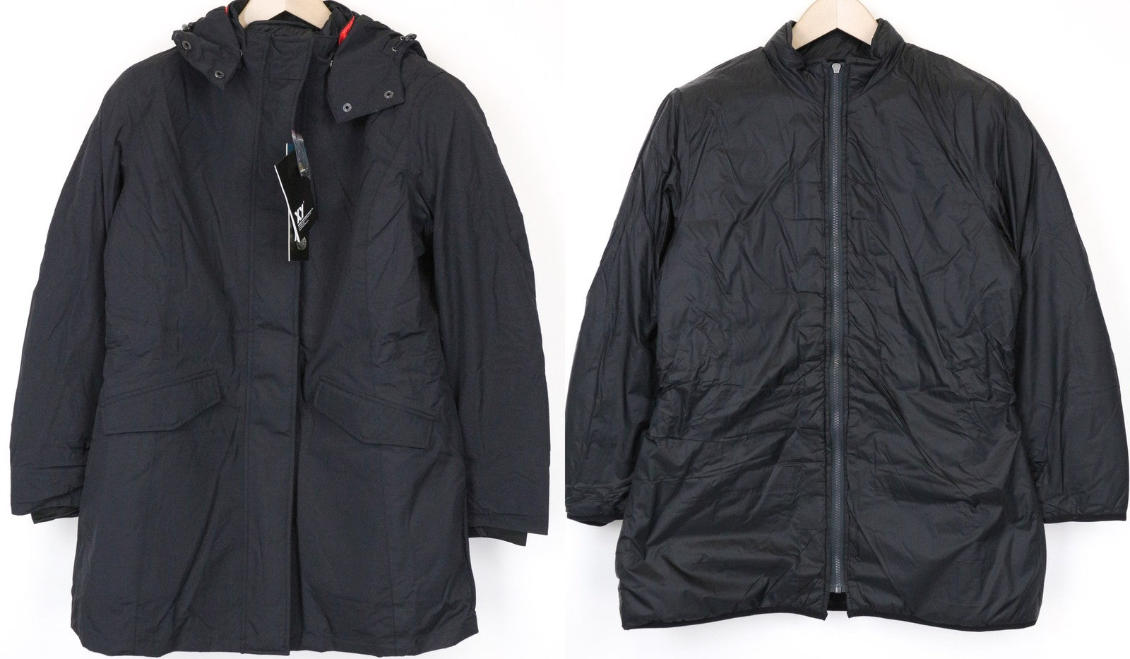 TUCANO URBANO Hide Park Men's Jacket EU42 Black 2in1 Waterproof Removable Pad