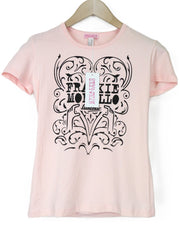 FRANKIE MORELLO Sexywear Women's T-Shirt L Pink Stretch Cotton Short Sleeve