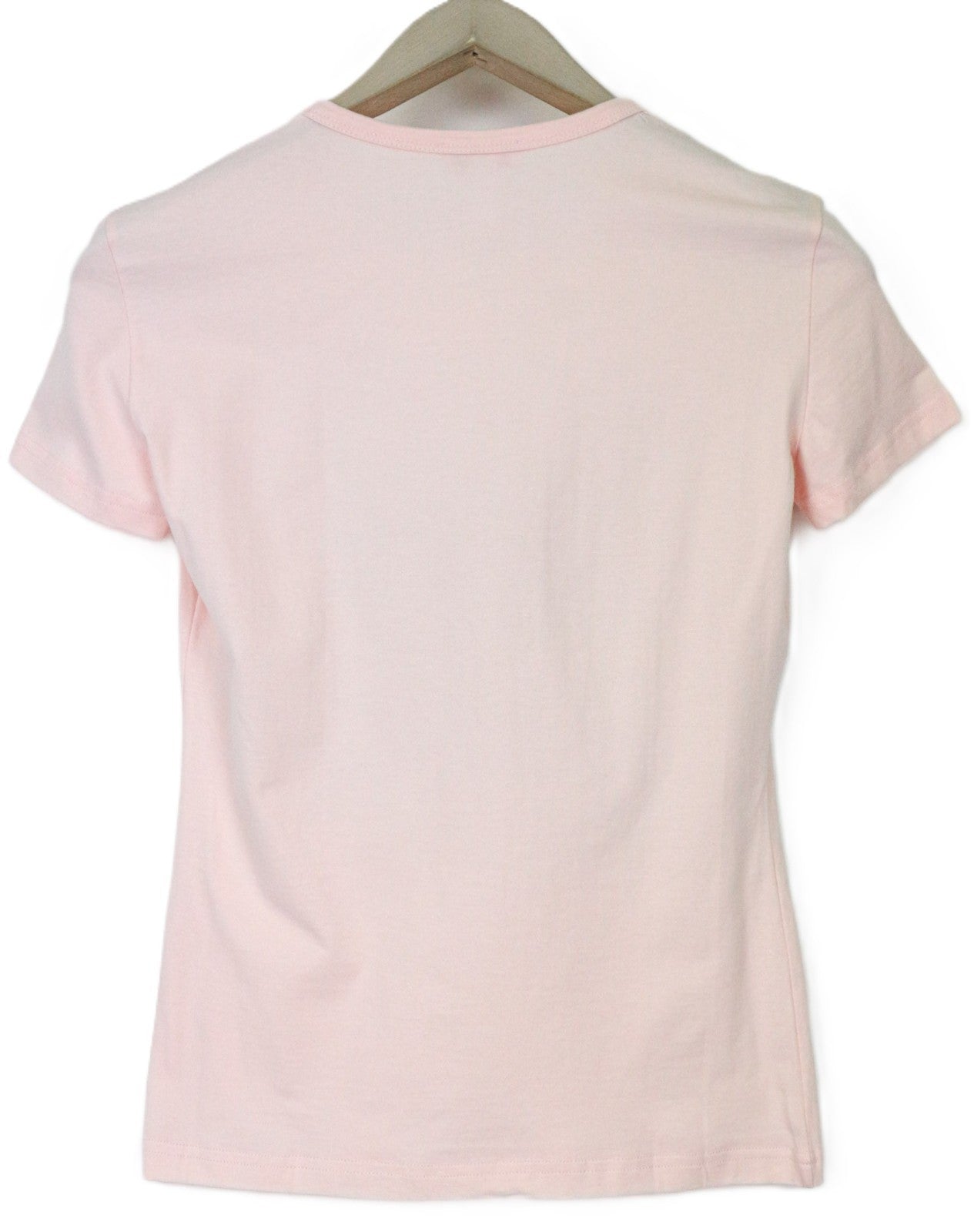 FRANKIE MORELLO Sexywear Women's T-Shirt L Pink Stretch Cotton Short Sleeve