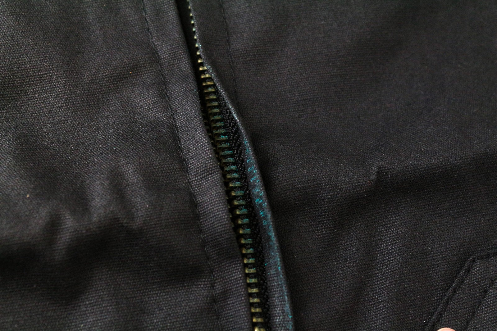 TUCANO URBANO Queen Women Jacket IT40 Black Waxed Cotton Moto Zipped Coat