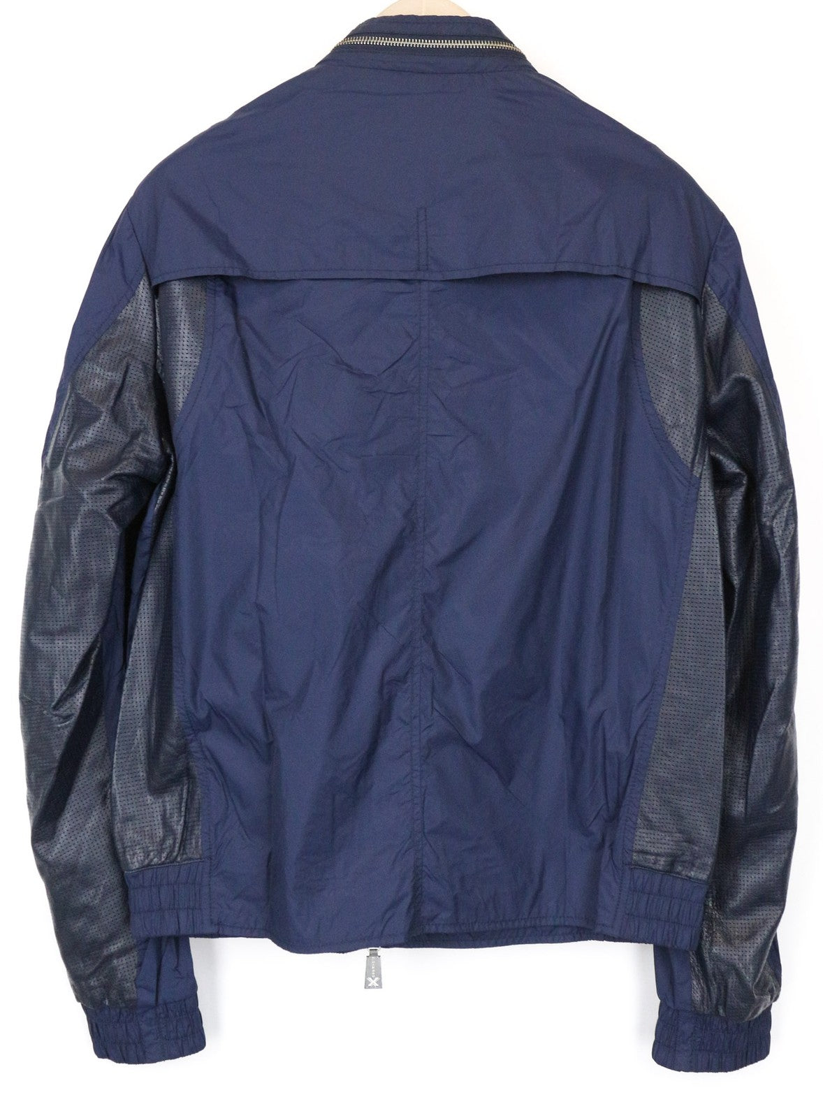 RICHMOND Men's Jacket 50 Navy Blue Zipped Single Breasted Lightweight Casual