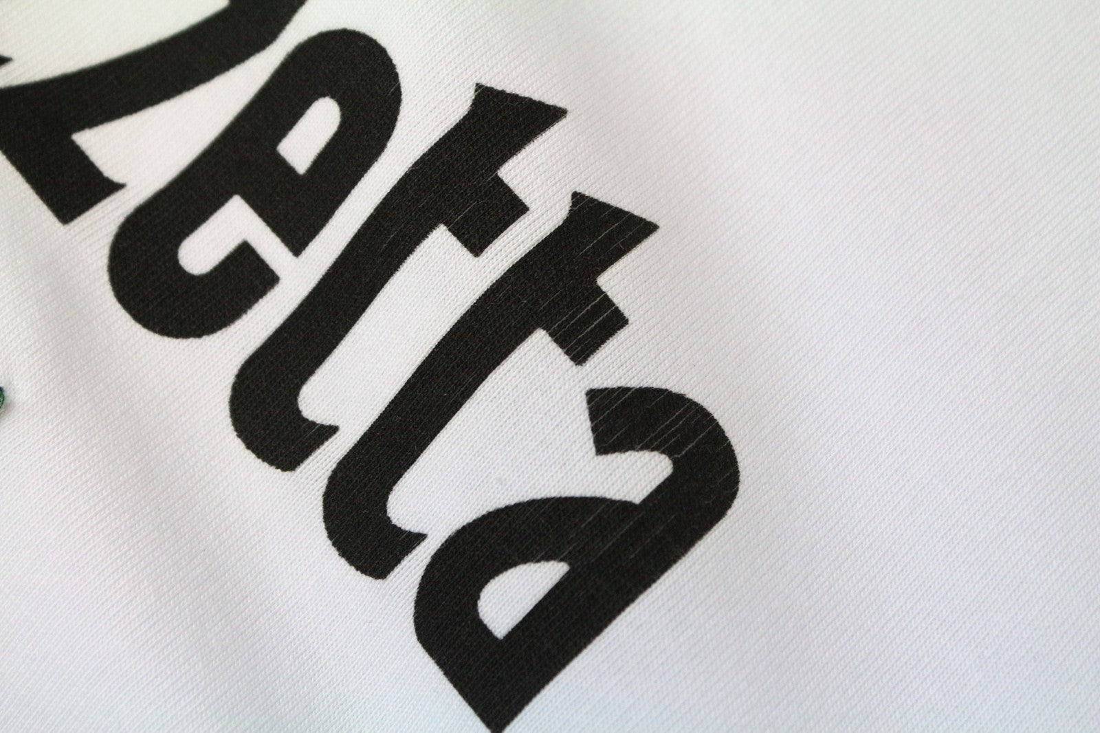 VKING Men's T-Shirt M White Cotton Stretch Short Sleeve Slogan Crewneck Top