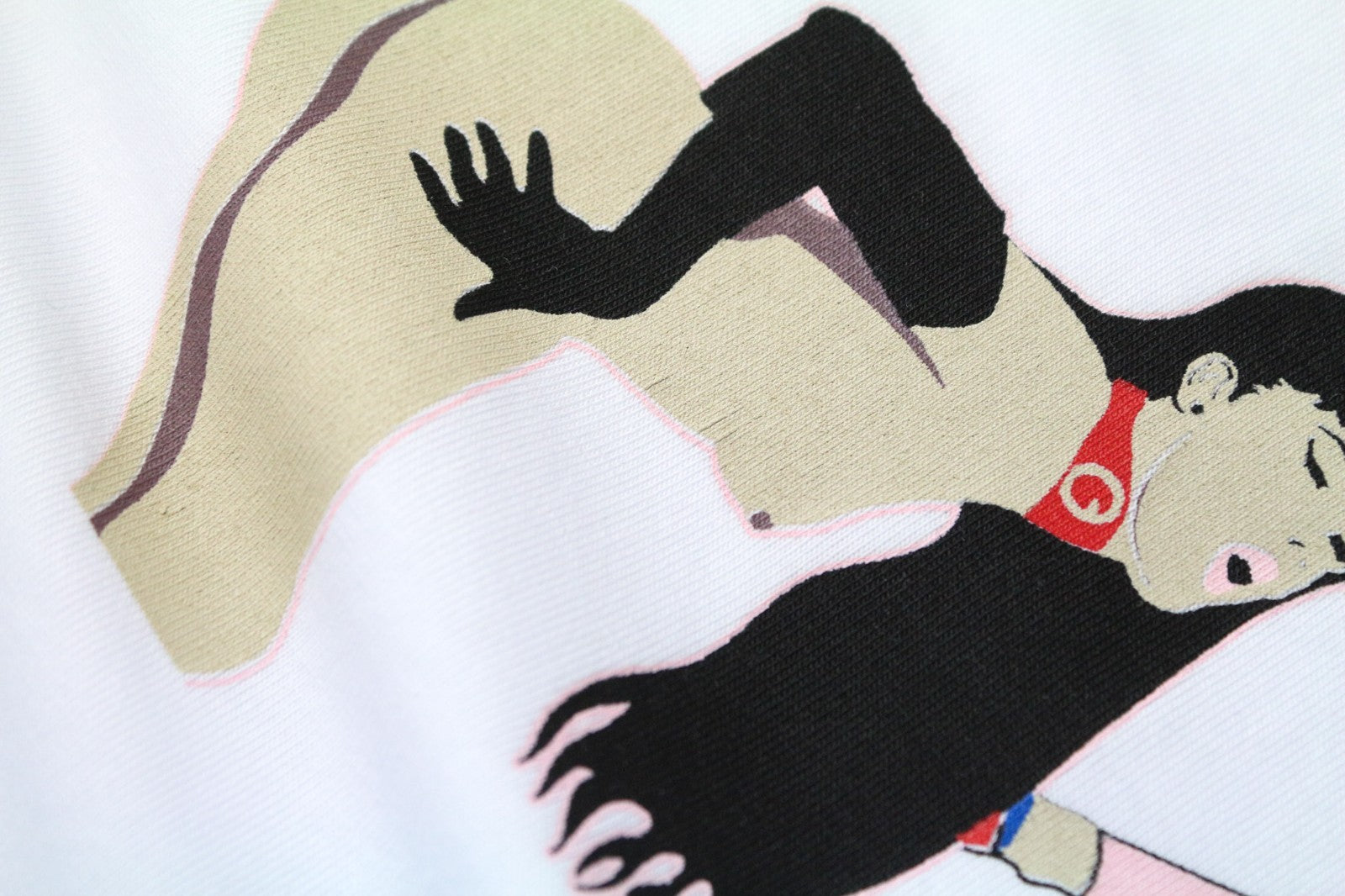 VKING Men's T-Shirt M White Cotton Stretch Short Sleeve Slogan Crewneck Top