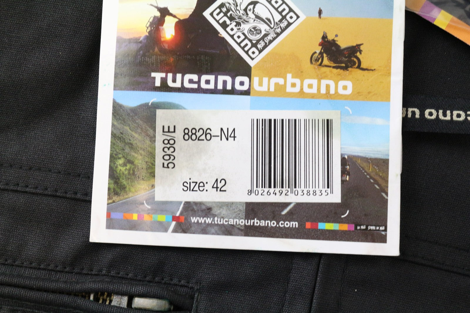 TUCANO URBANO Queen Women Jacket IT42 Black Waxed Cotton Motorbike Windproof