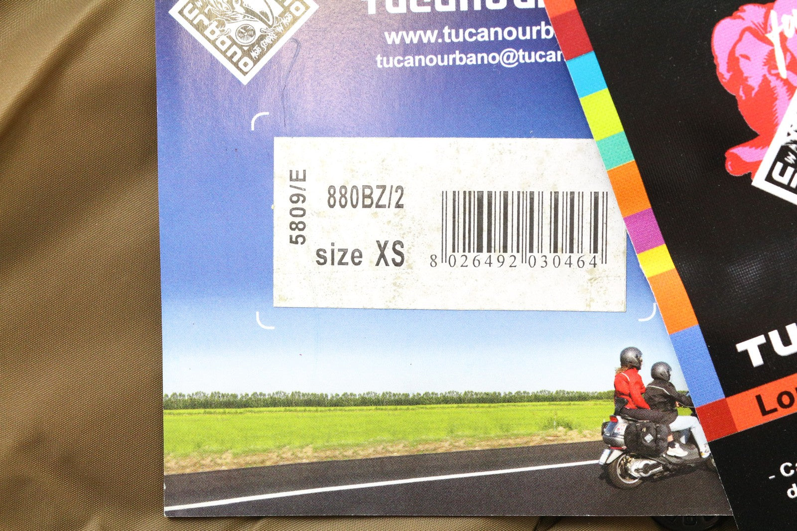 TUCANO URBANO Lori moteriška striukė XS, ruda, neperšlampama, motocikliška striukė su užsegama apykakle