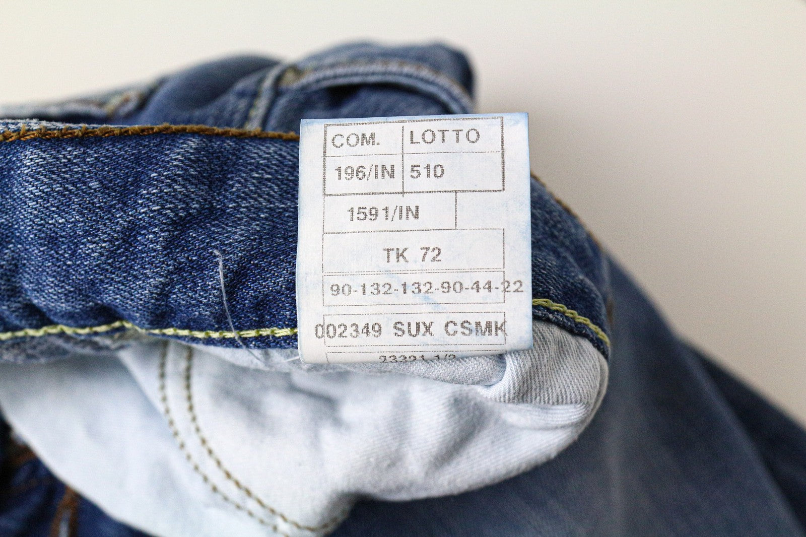 TAKESHY KUROSAWA Men Jeans W34 Slim Blue Cotton Painted Washed Fit Pants