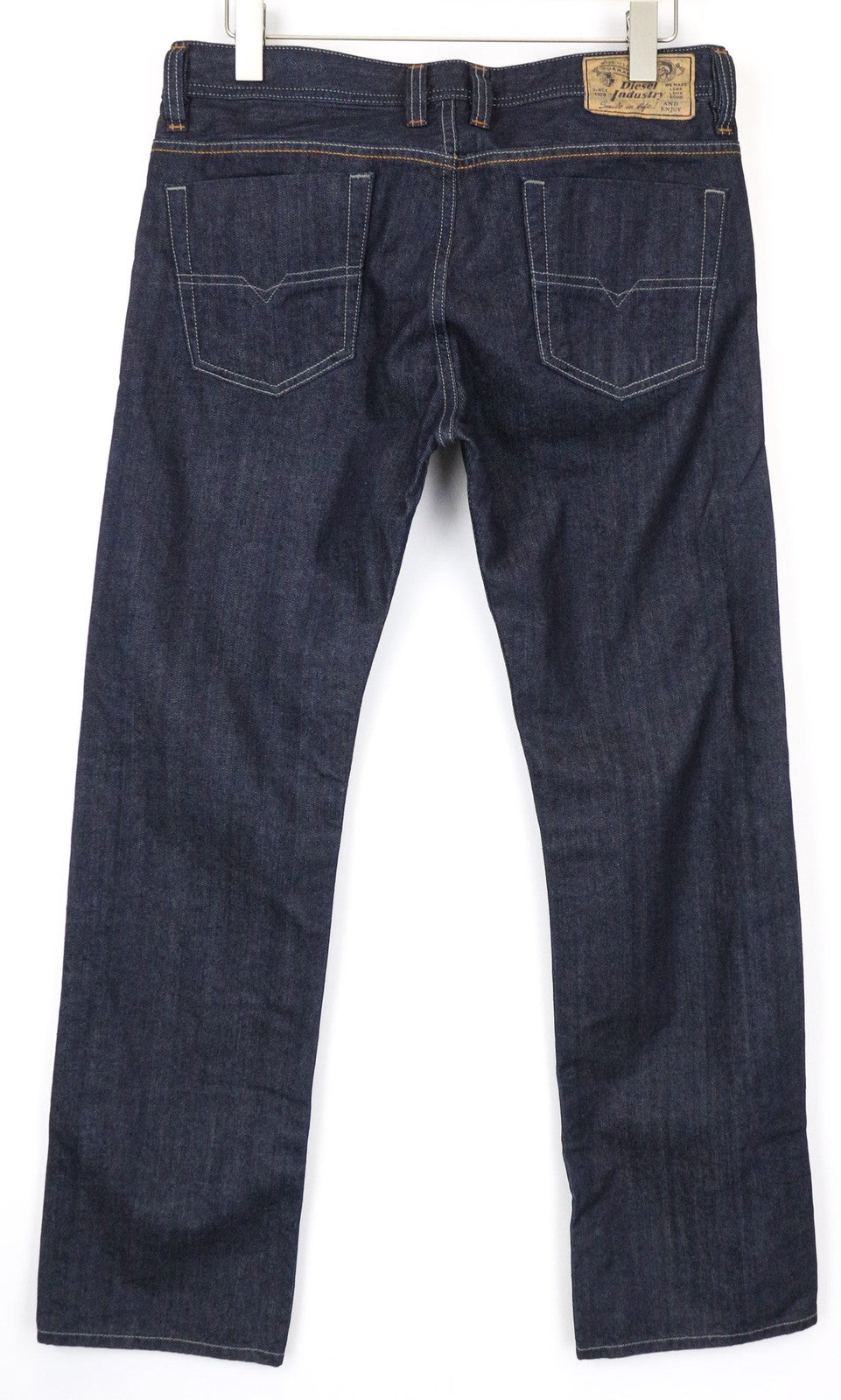 DIESEL Viker 0RUS7 Men's Jeans W31/L32 Regular Straight Dark Blue Cotton Fit