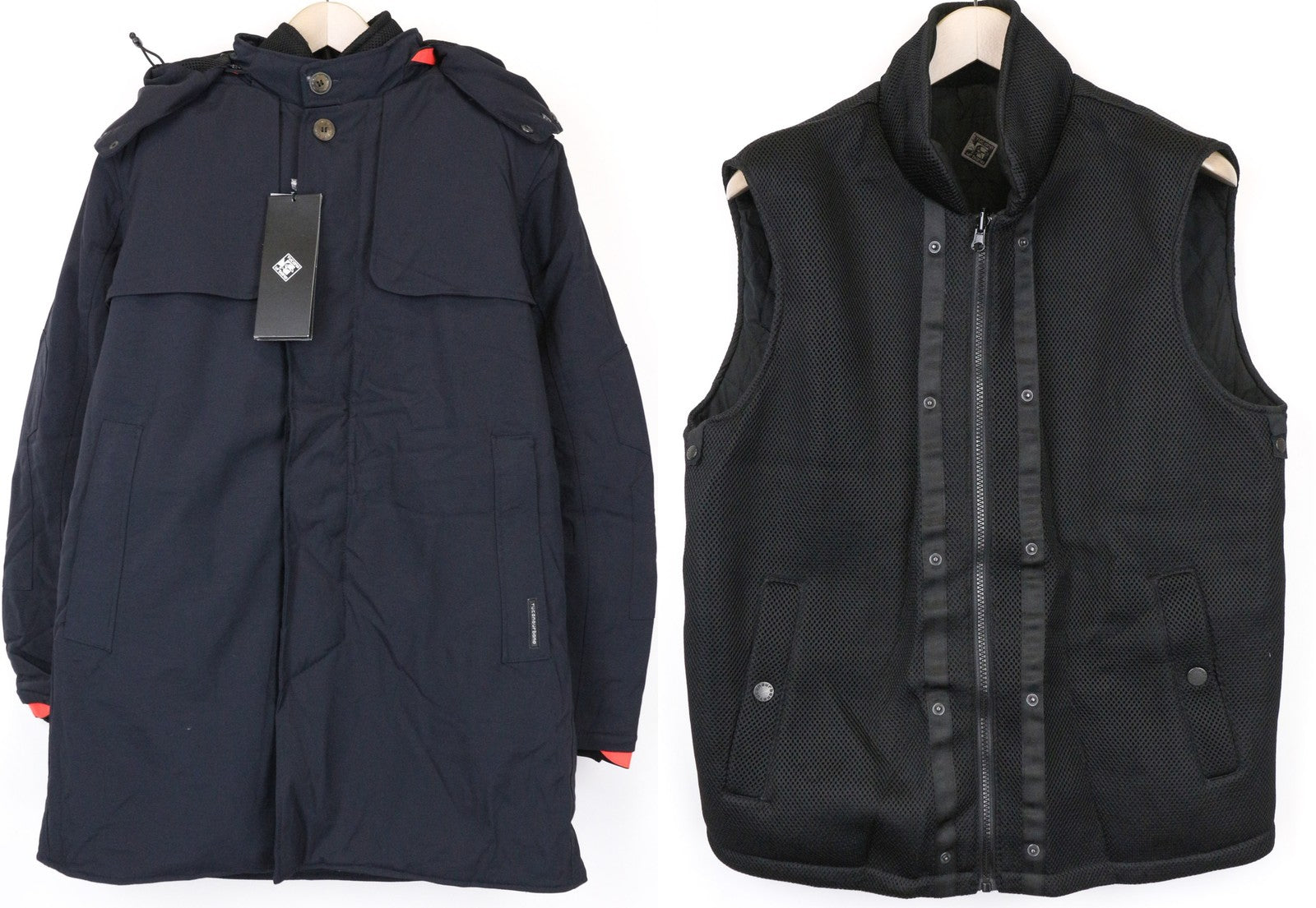 TUCANO URBANO Holmes Men's Jacket M Navy Blue Moto Waterproof 2in1 Padded