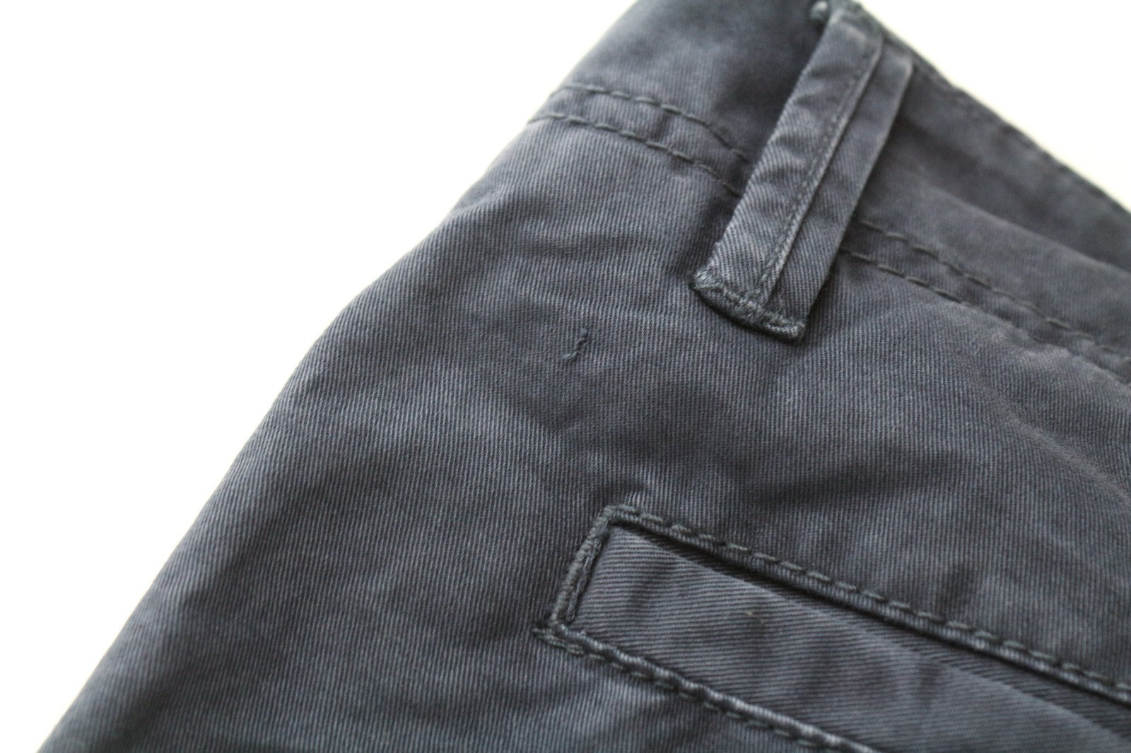 GAUDI Men's Shorts 44 Washed Blue 4-Pocket Pure Cotton Summer Casual Wear