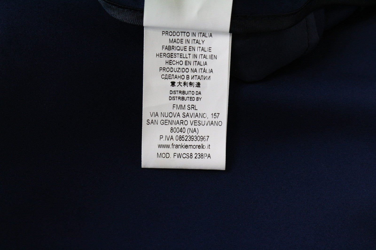 FRANKIE MORELLO Dorothee Women's Trousers UK10 Blue Cropped Flare Cotton