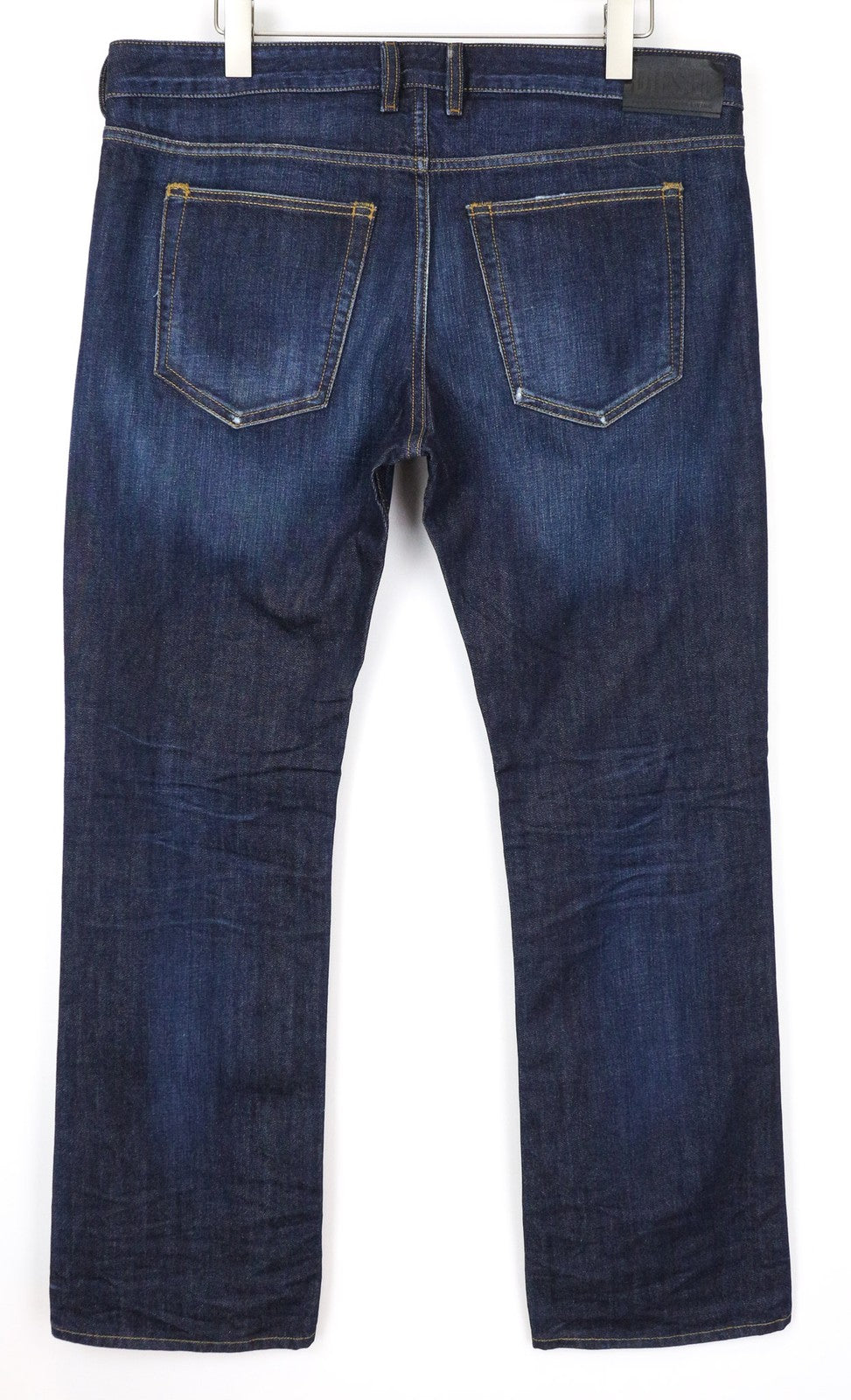 DIESEL D-Ligenz 088AN Men's Jeans W38/L32 Dark Blue Washed Bootcut Pure Cotton