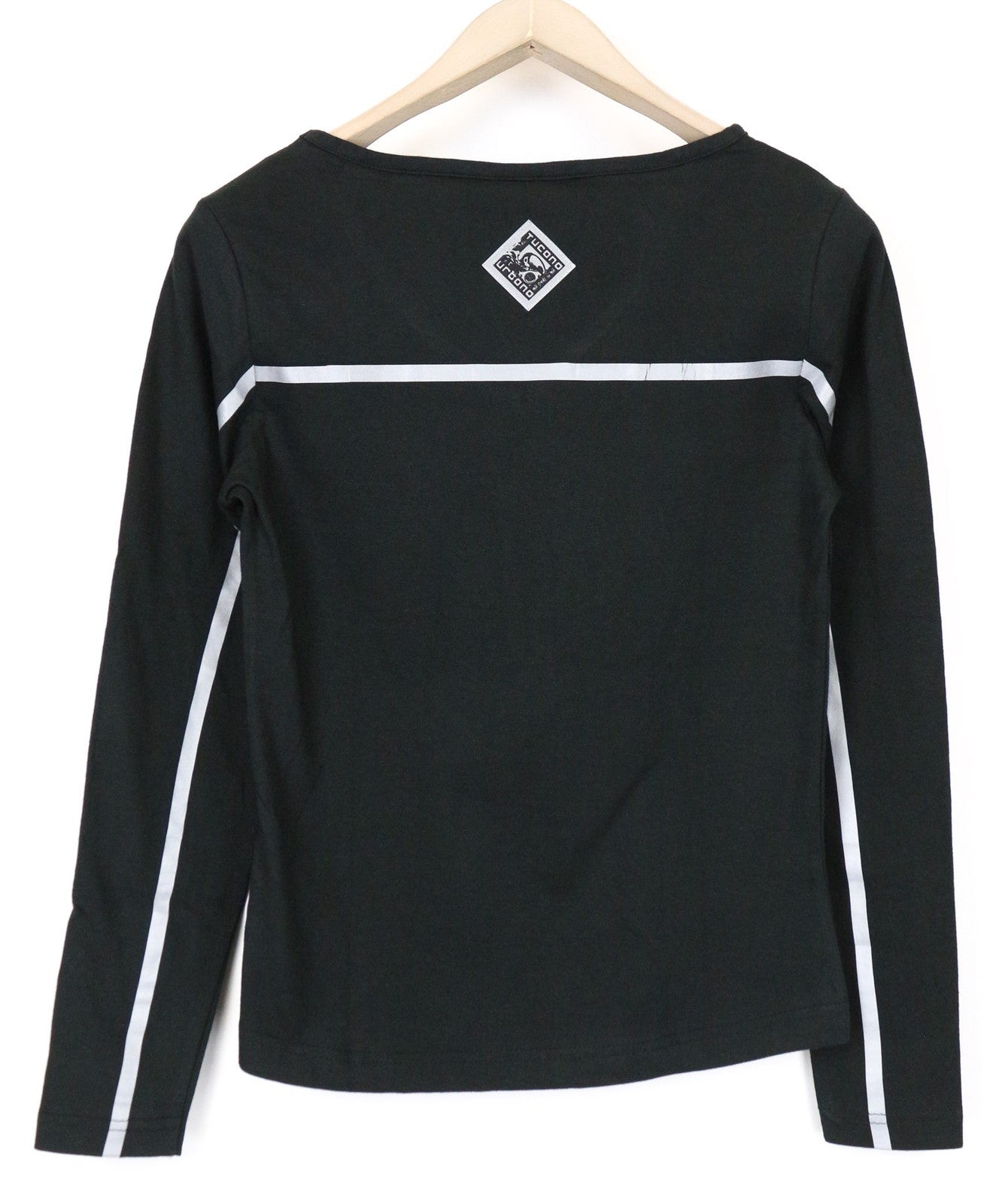 TUCANO URBANO T-TU Lady Women's T-Shirt XS Black Reflective V-Neck Jersey