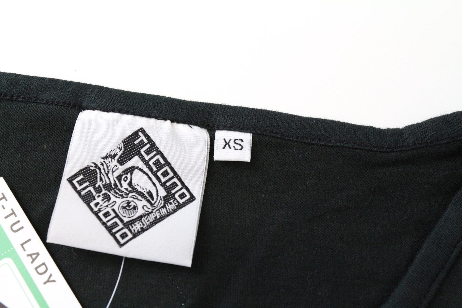 TUCANO URBANO T-TU Lady Women's T-Shirt XS Black Reflective V-Neck Jersey