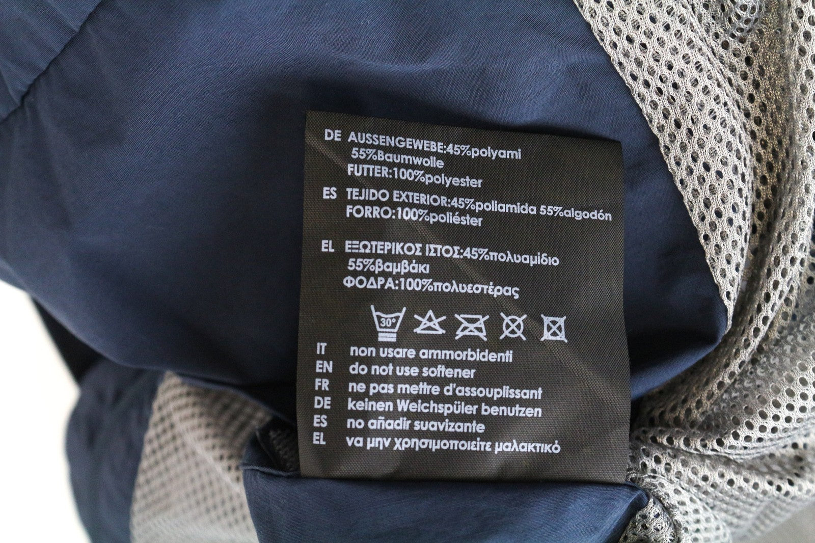 TUCANO URBANO Albertina moteriška striukė EU44 tamsiai mėlynos medvilnės mišinio moto vėjo striukė 