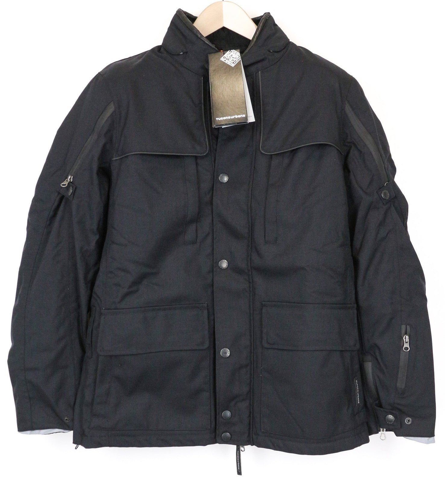 TUCANO URBANO Ermes Men's Jacket S Black Scooter Windbreaker Breathable Padded