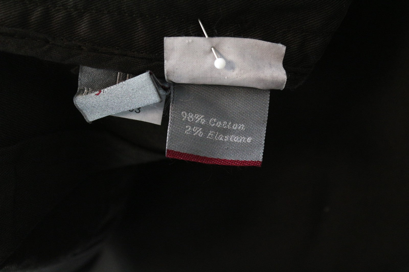 HARMONT & BLAINE Men's Trousers 56 Dark Brown Casual Cotton Stretch Flat-Front