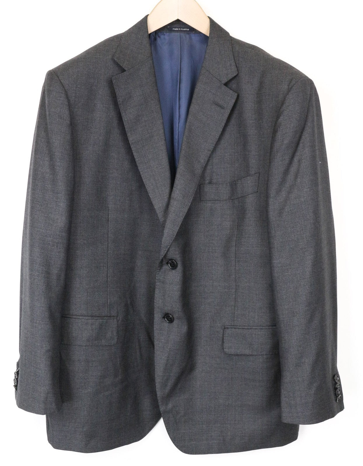 SUITSUPPLY Napoli vyriškas švarkas UK50S pilkas vilnos Super 110s formalus, plonas 