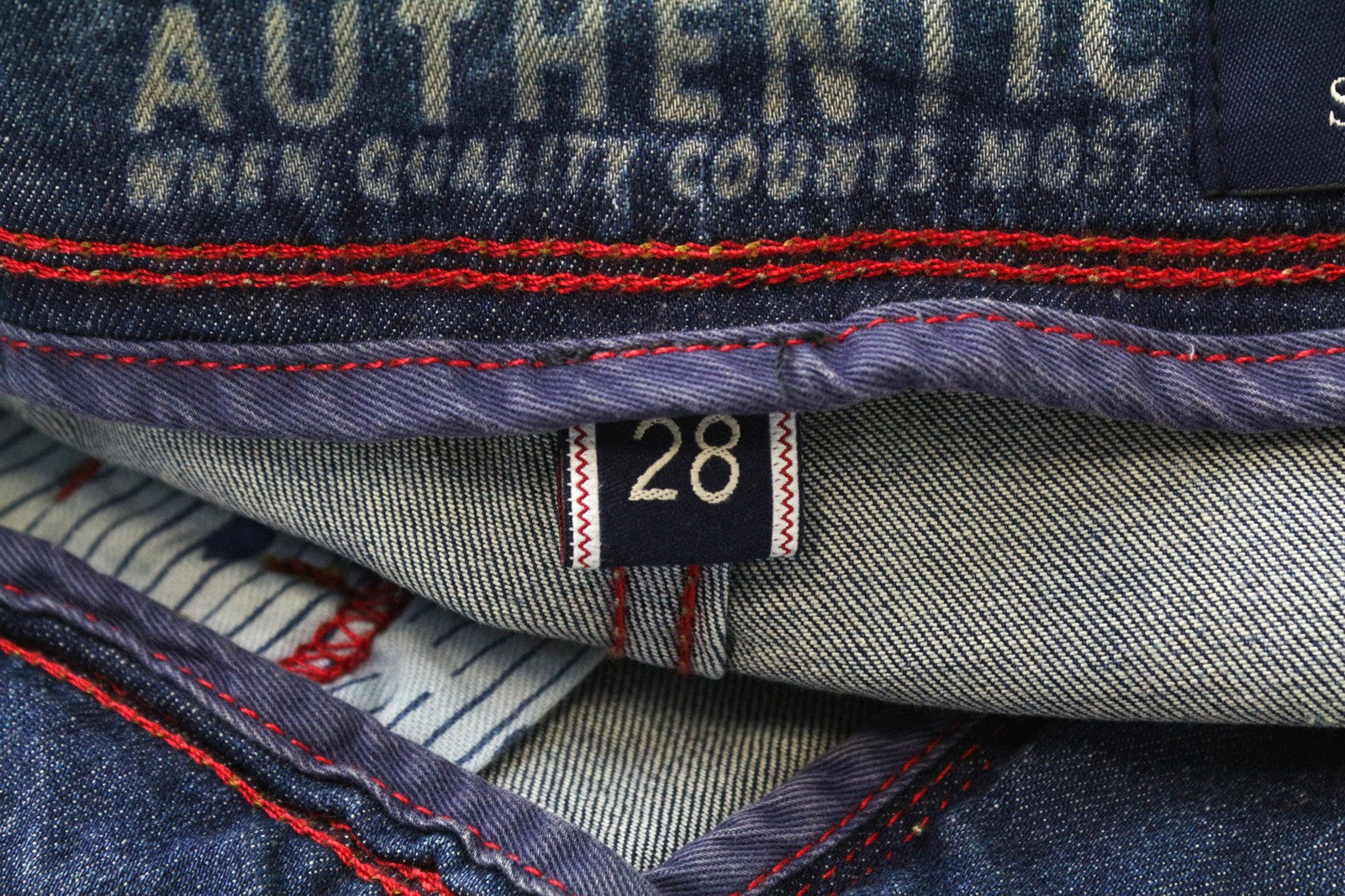 GAUDI JEANS Martin Men's Jeans W28 Blue Distressed Slim Fit Stretch Zippered