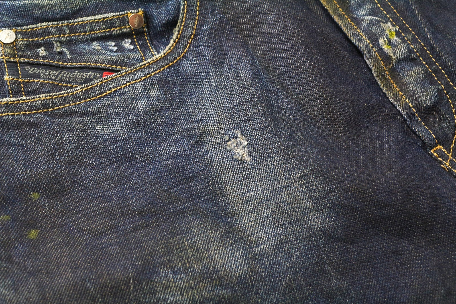 DIESEL Jifer 084SW Men's Jeans W29/L32 Blue Slim Tapered Distressed Stretch