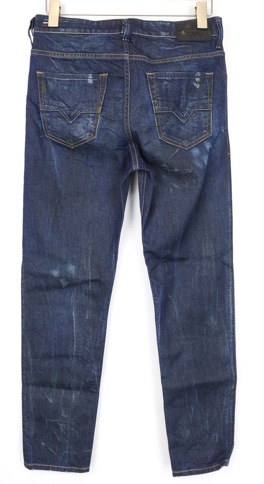 DIESEL Jifer 084SW Men's Jeans W29/L32 Blue Slim Tapered Distressed Stretch