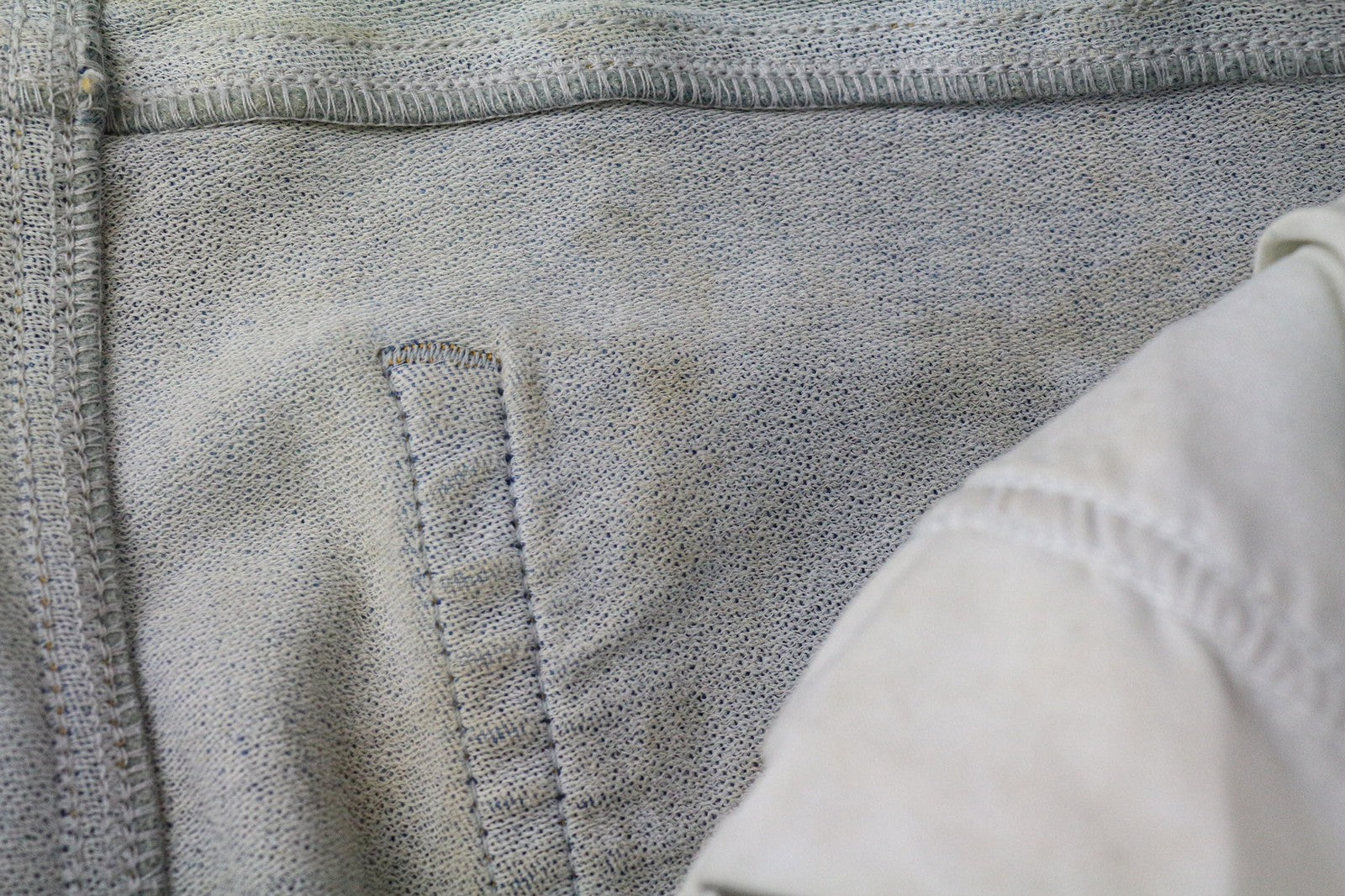 DIESEL Krooley-T 087AE Men's W32 Slim Blue Cotton Stretch Jeans Ripped Worn