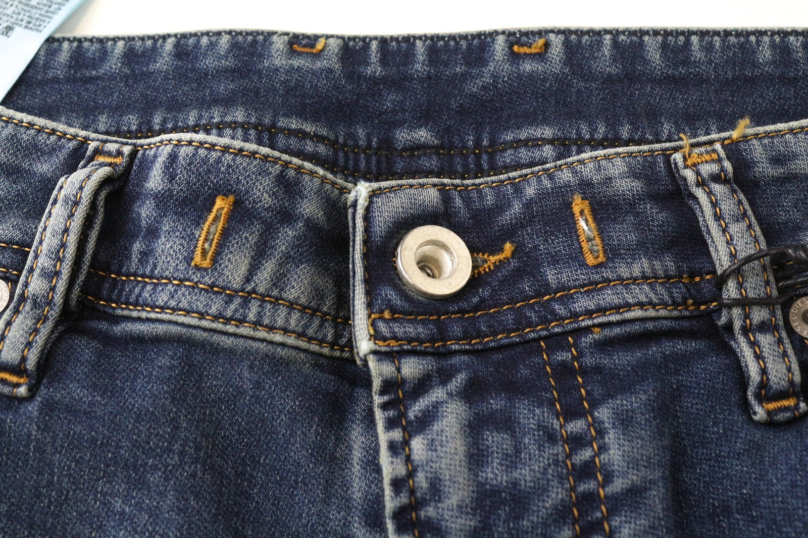 DIESEL Narrot CB-NE 0699V Men's W28 Slim Blue Stretch Sweat Jogg Carrot Jeans