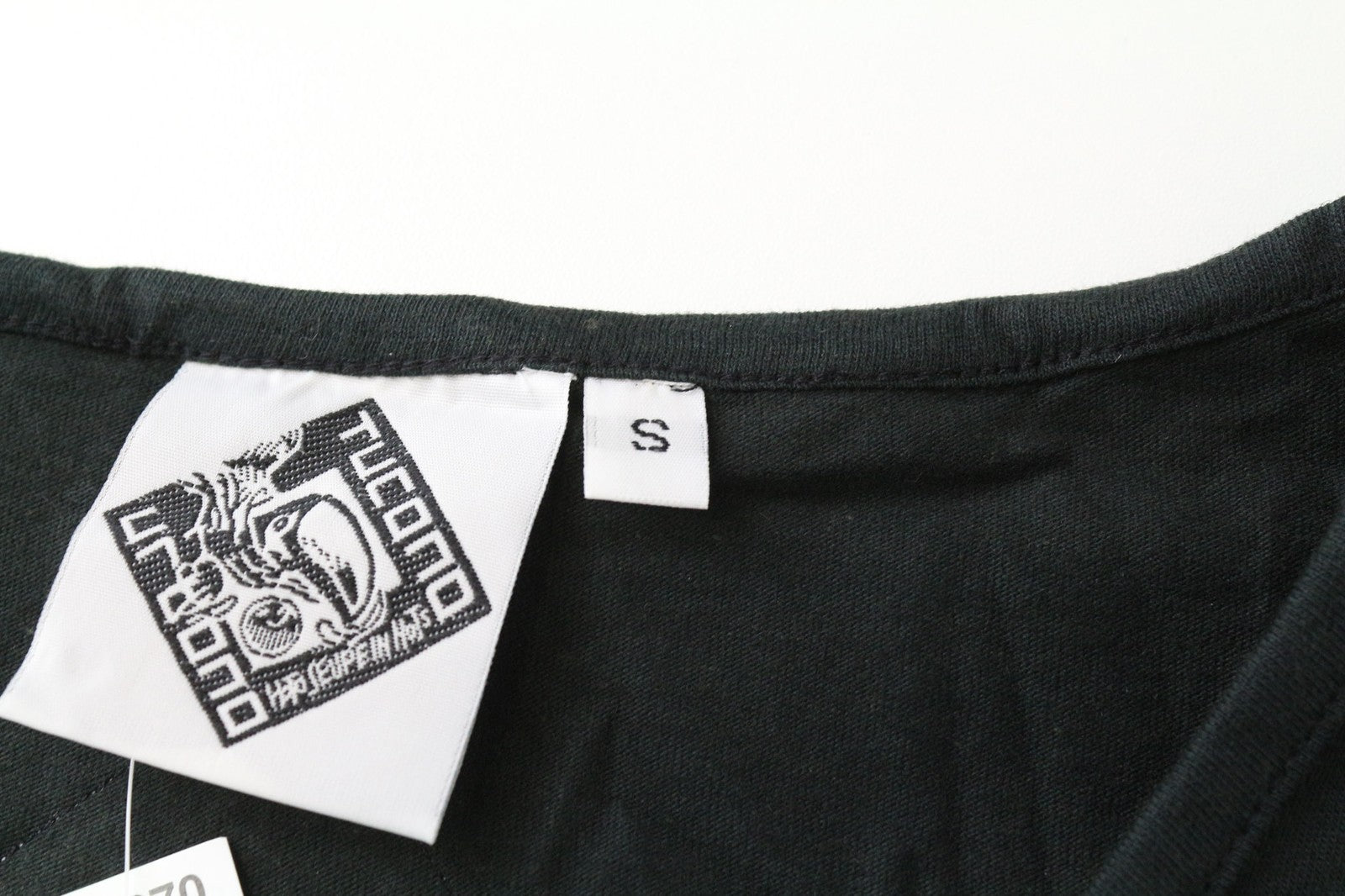 TUCANO URBANO T-TU Lady Women's S Black V-Neck Cotton Pullover Long Sleeve