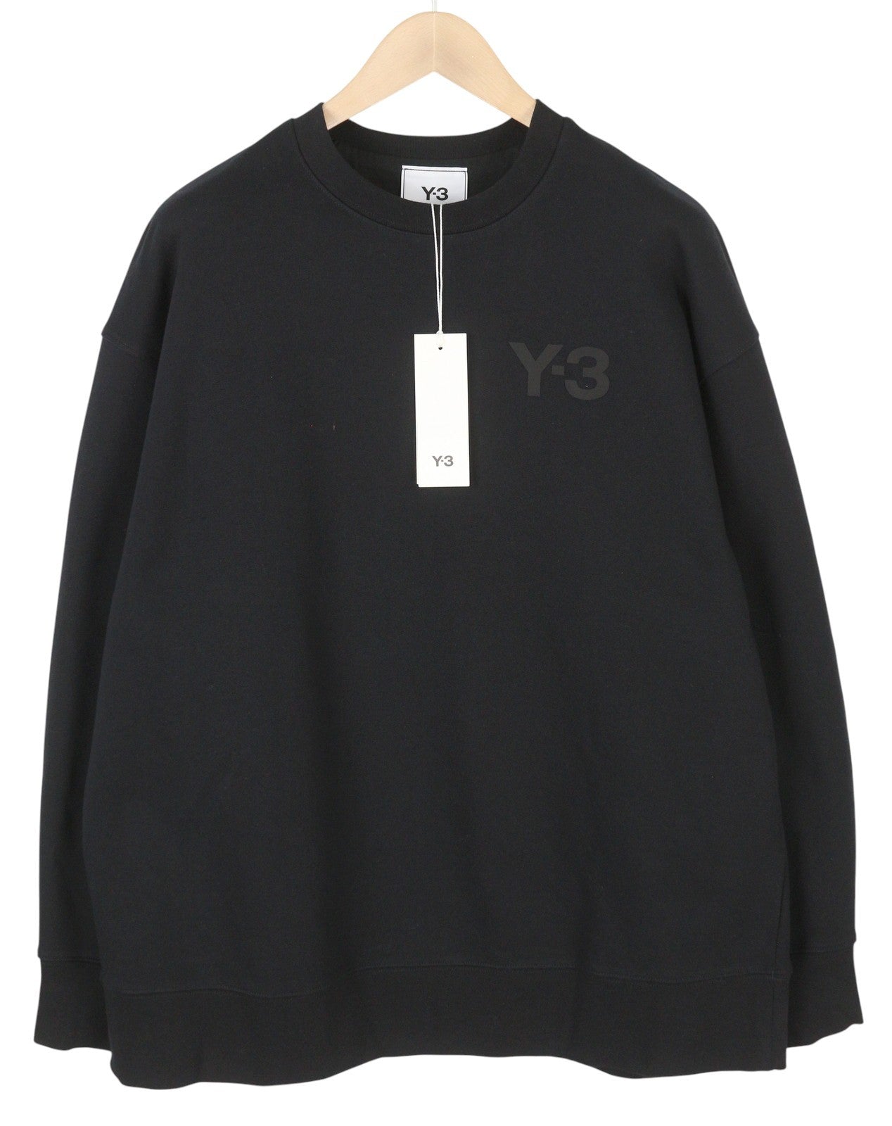 Y-3 YOHJI YAMAMOTO x Adidas Men Sweatshirt L Black Crew Neck Pullover RRP239