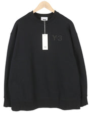 Y-3 YOHJI YAMAMOTO x Adidas Men Sweatshirt L Black Crew Neck Pullover RRP239