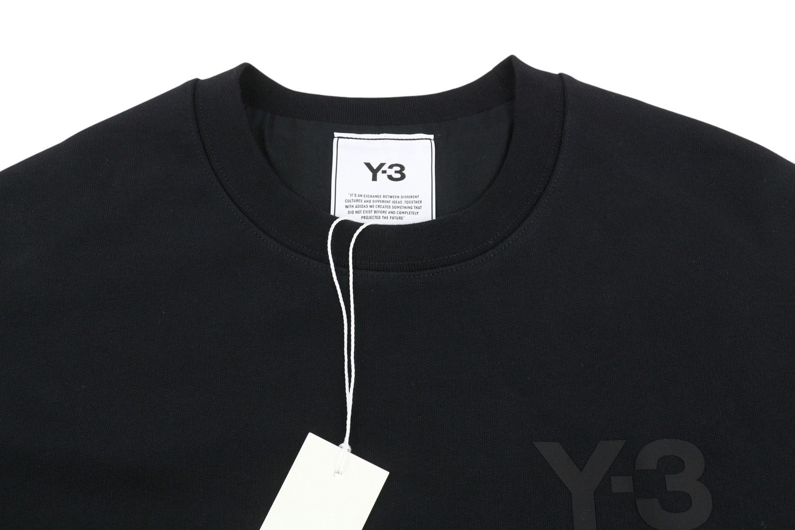 Y-3 YOHJI YAMAMOTO x Adidas Men Sweatshirt L Black Crew Neck Pullover RRP239