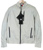 TUCANO URBANO Pol Men's S Grey Cotton Moto Windbreaker Water Resistant Jacket