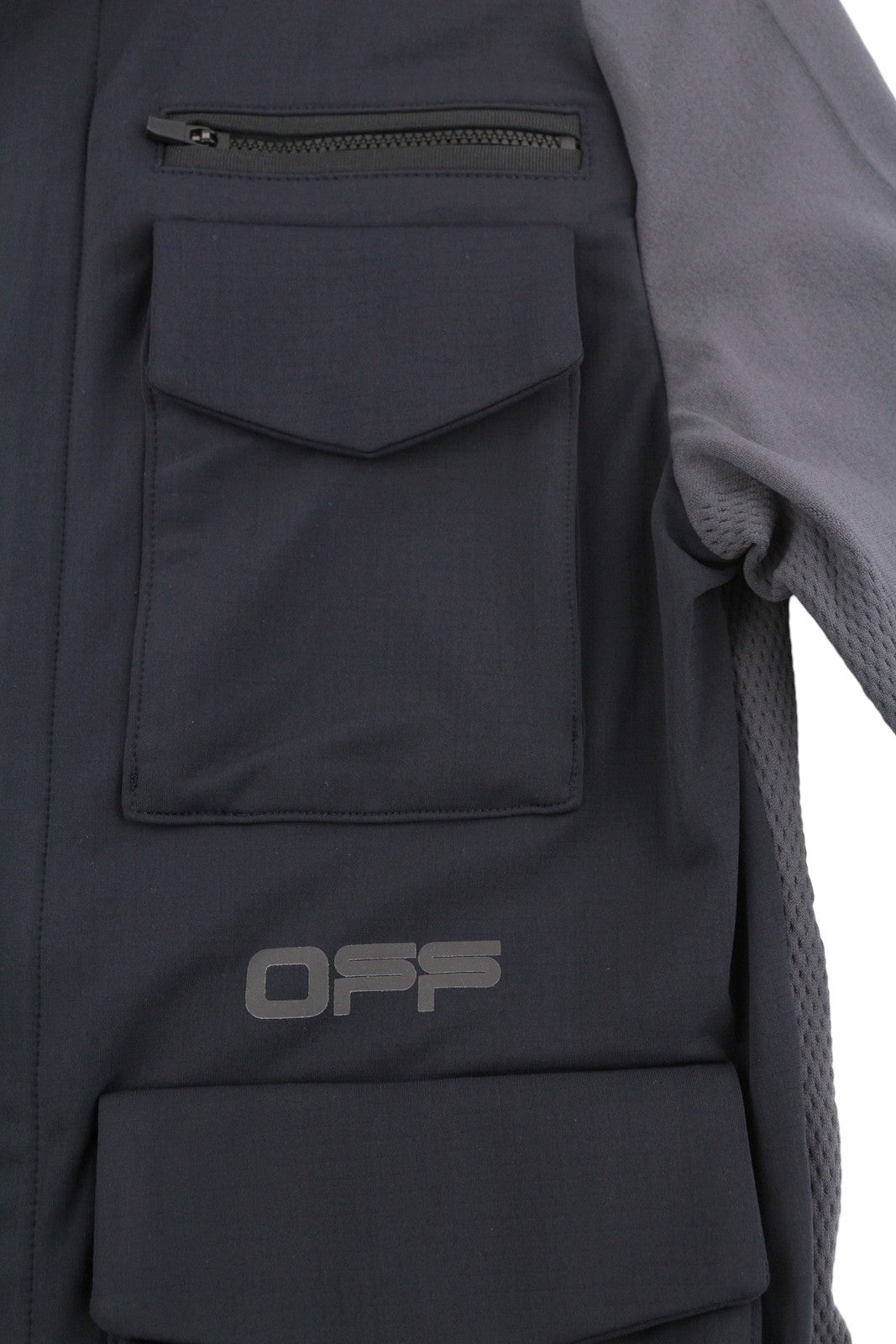 OFF-WHITE c/o VIRGIL ABLOH Active Windblock Seamless Men Jacket S Grey RRP1250