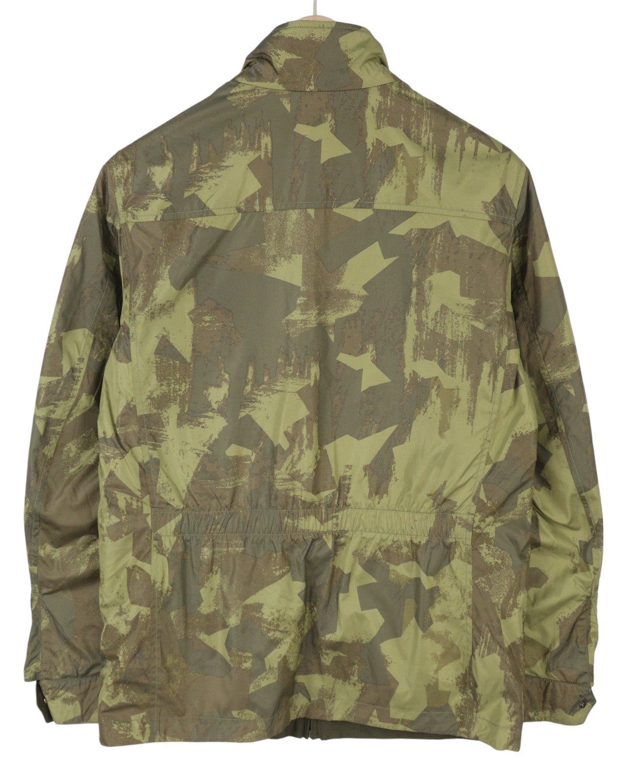 WOOLRICH Reversible Travel Men Jacket S Green Camouflage Zip Lightweight RRP380