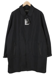 EMPORIO ARMANI Men Jacket ~3XL Black Trech Travel Water Repellent Thin RRP609