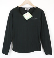 TUCANO URBANO T-TU Lady Women's XS Black Cotton Long Sleeve Crew Pullover