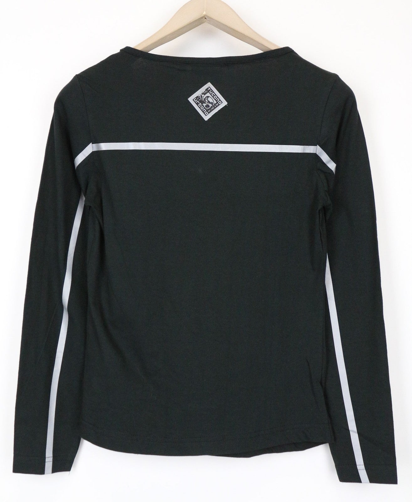 TUCANO URBANO T-TU Lady Women's XS Black Cotton Long Sleeve Crew Pullover