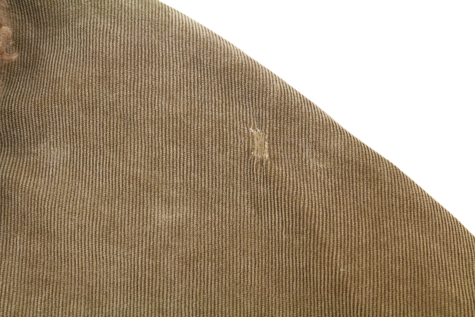 R13 Skinny Trucker Women Jacket M Golden Brown Stretch Cord Button FW25 RRP1199