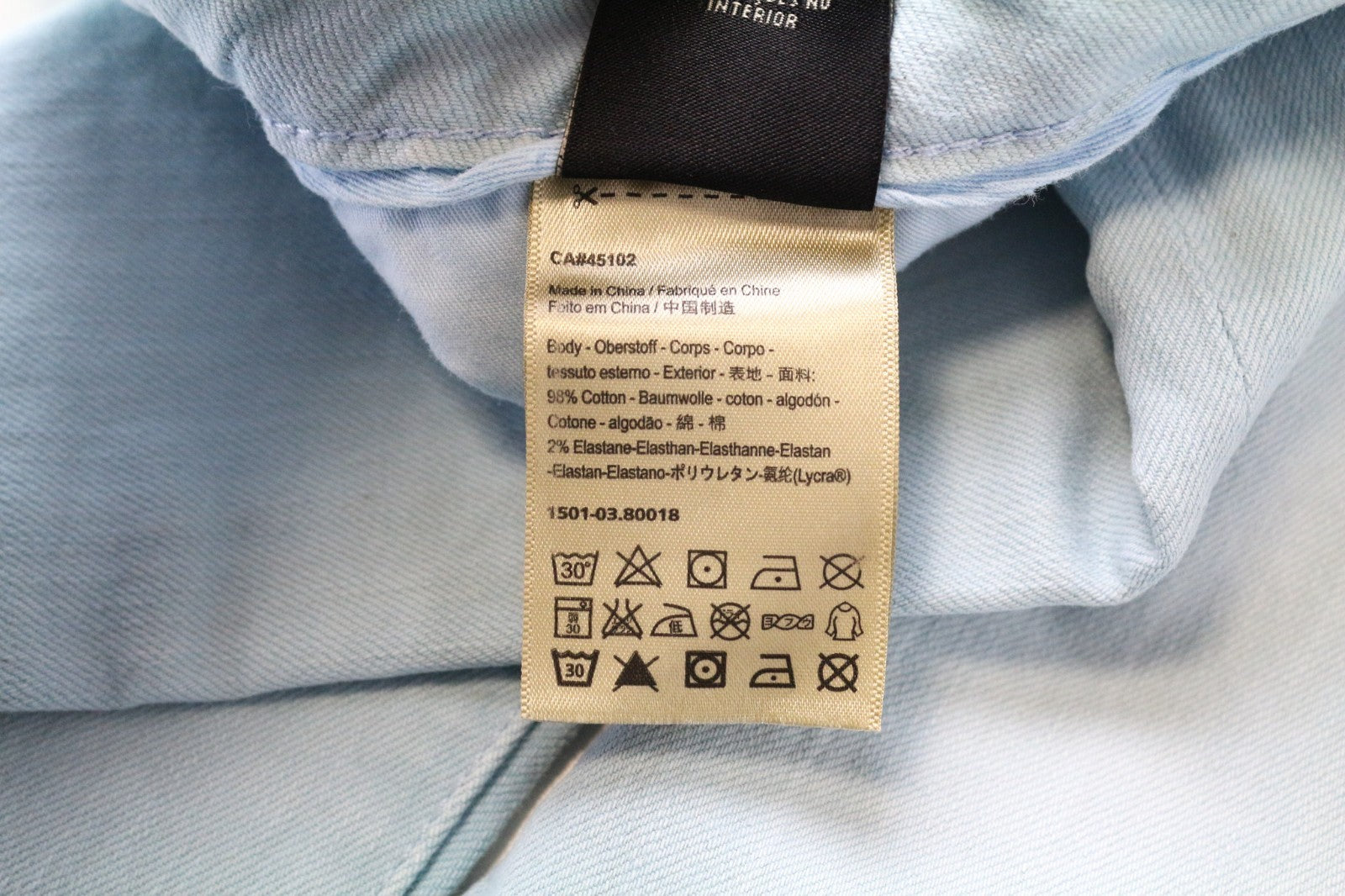 SCOTCH & SODA Steele Men's W29/L32 Blue Cotton Stretch Slim Trousers Casual