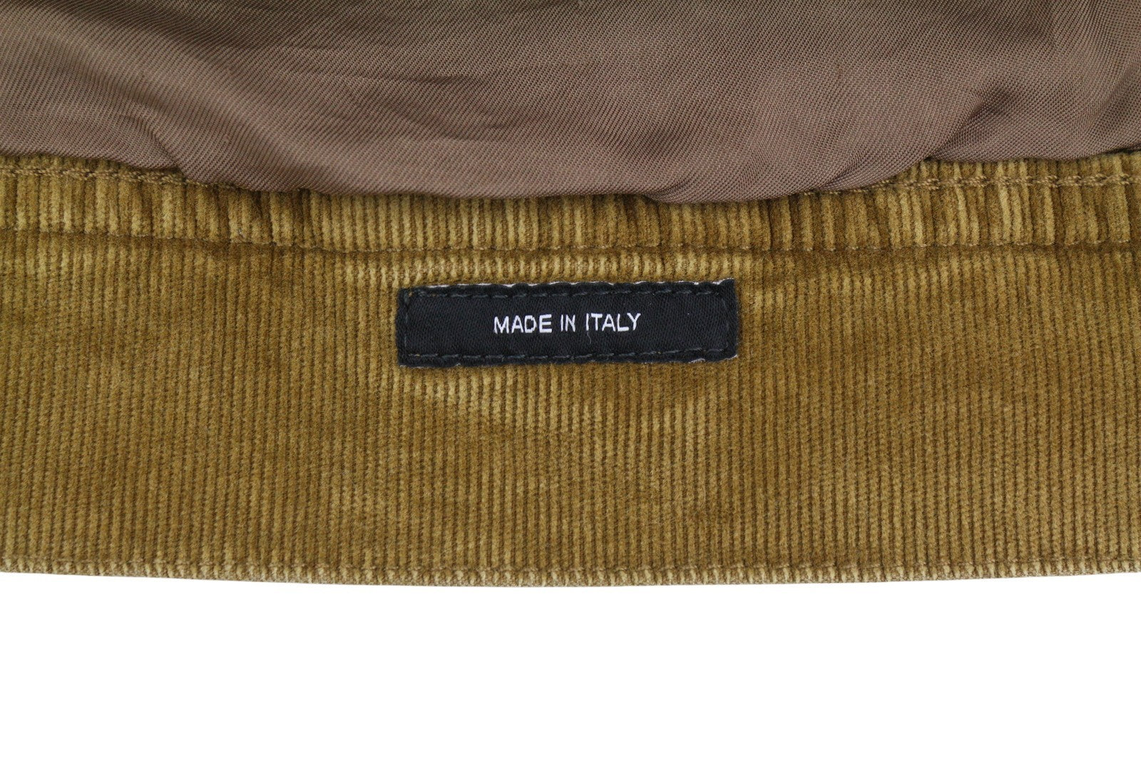 R13 Skinny Trucker Women Jacket S Golden Brown Stretch Cord Button FW25 RRP1199