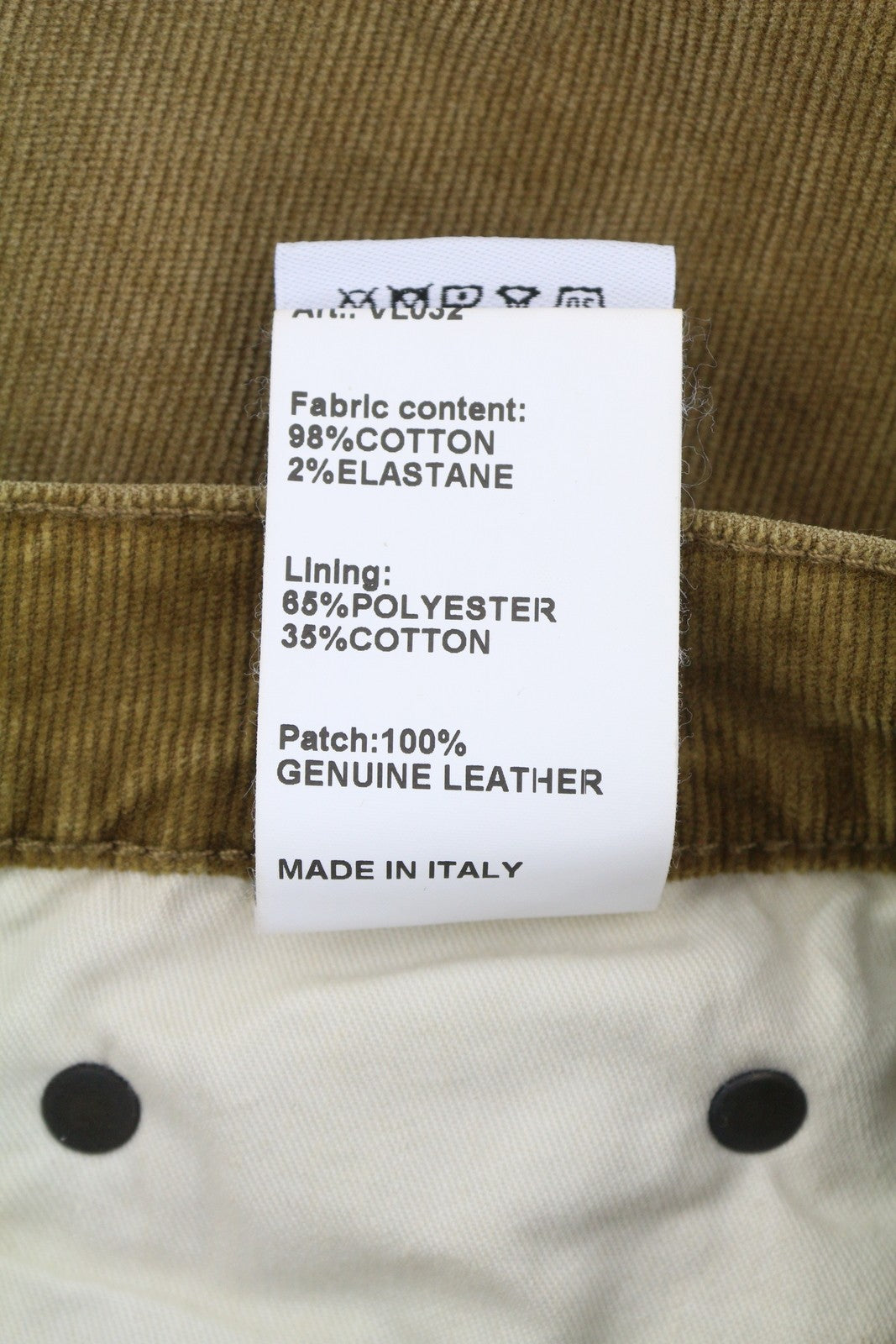 R13 Charlotte Women Trousers 24 Golden Brown Stretch Cord Flared FW25 RRP599