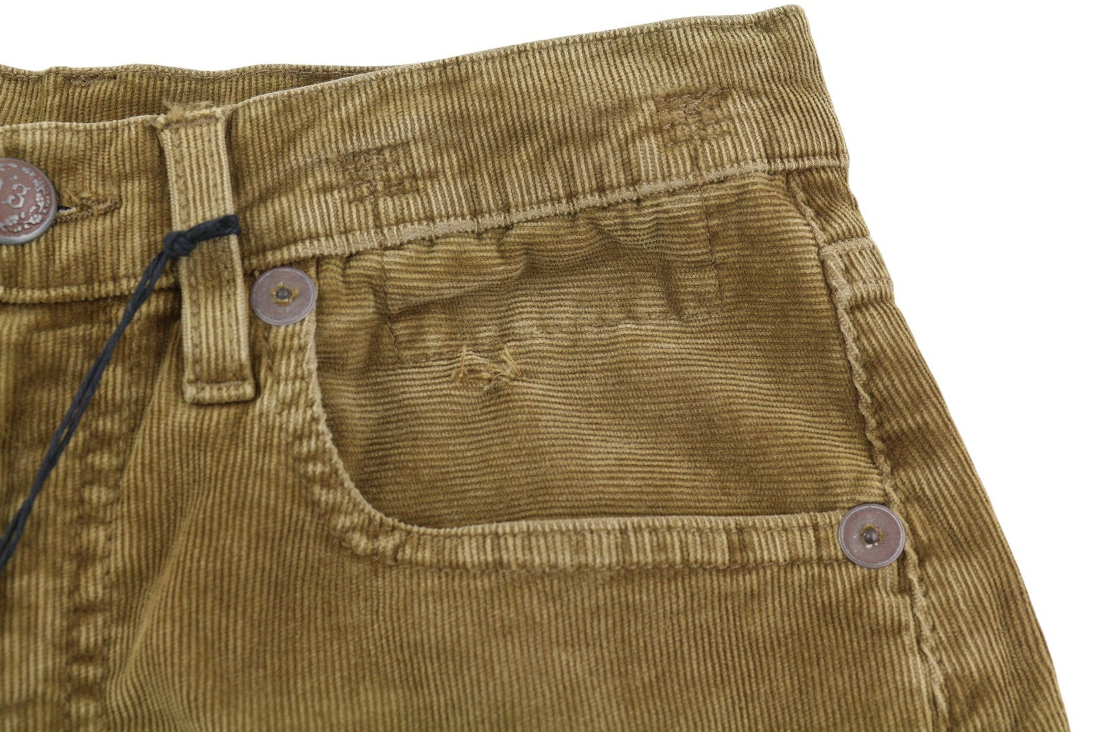 R13 Charlotte Women Trousers 24 Golden Brown Stretch Cord Flared FW25 RRP599