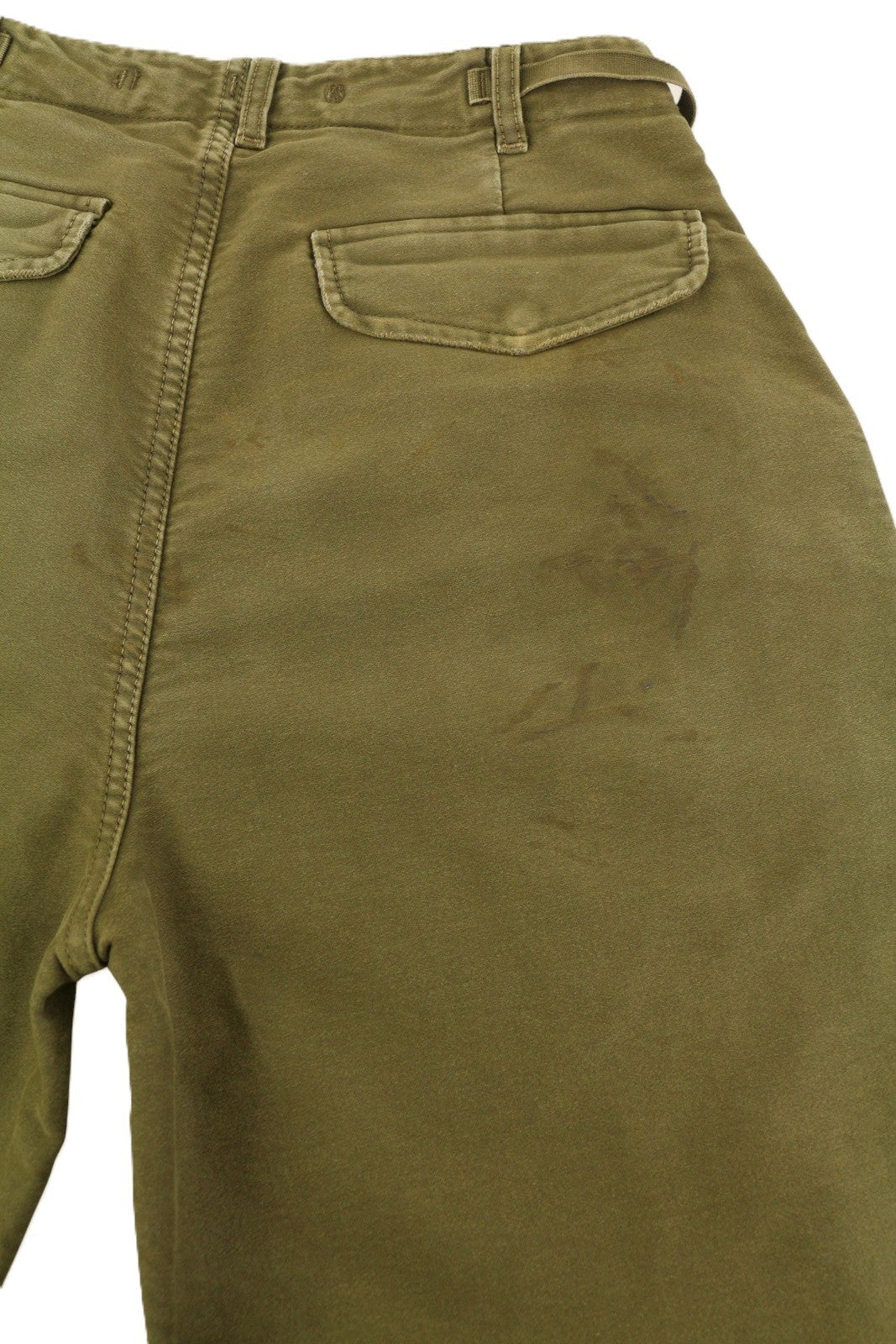 R13 Ankle Military Women Trousers 26 Olive Garment Dyed Cargo Logo FW25 RRP1199