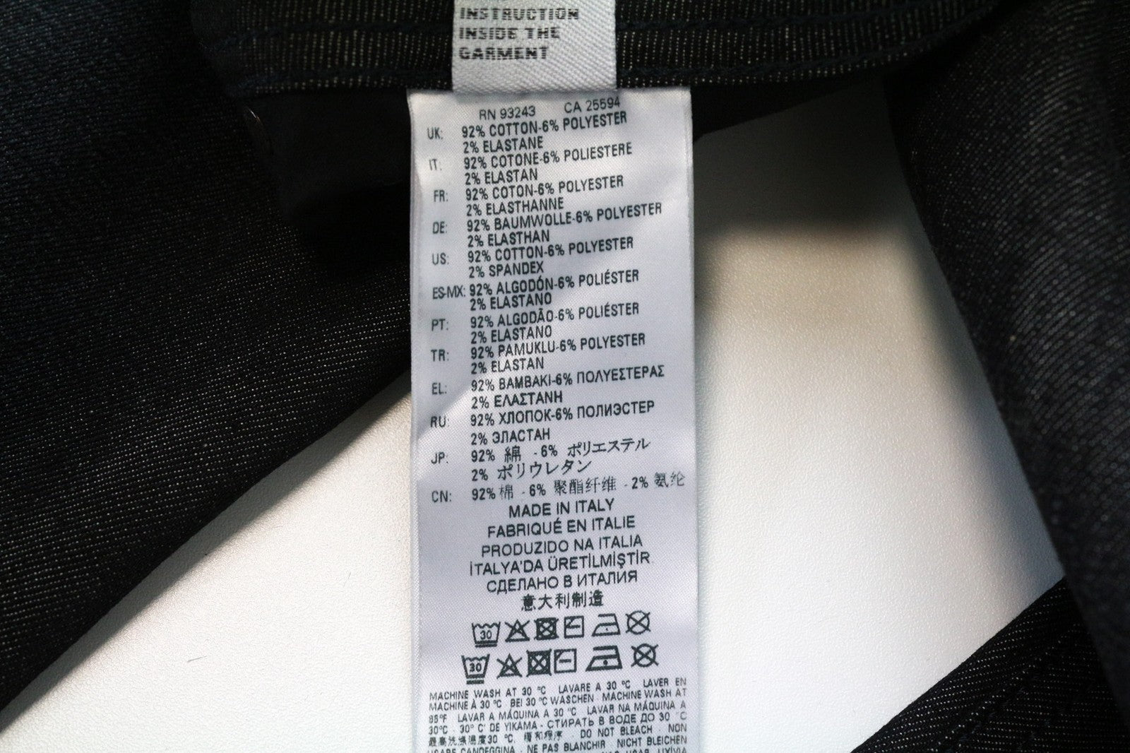 DIESEL Sleenker-X 084AT Men's W30/L32 Dark Grey Stretch Skinny Jeans 5 Pocket