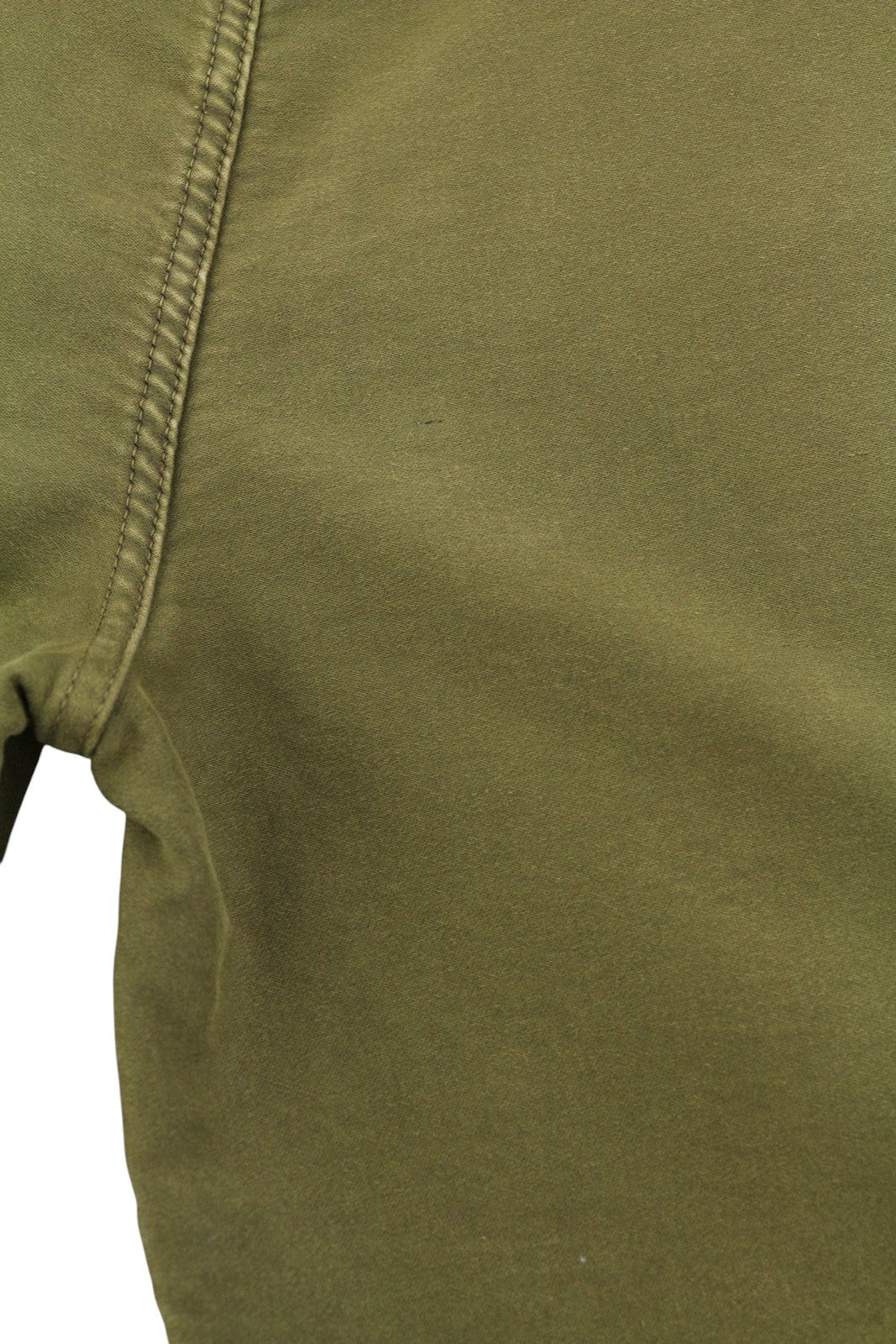 R13 Ankle Military Women Trousers 30 Olive Garment Dyed Cargo Zip FW25 RRP1199