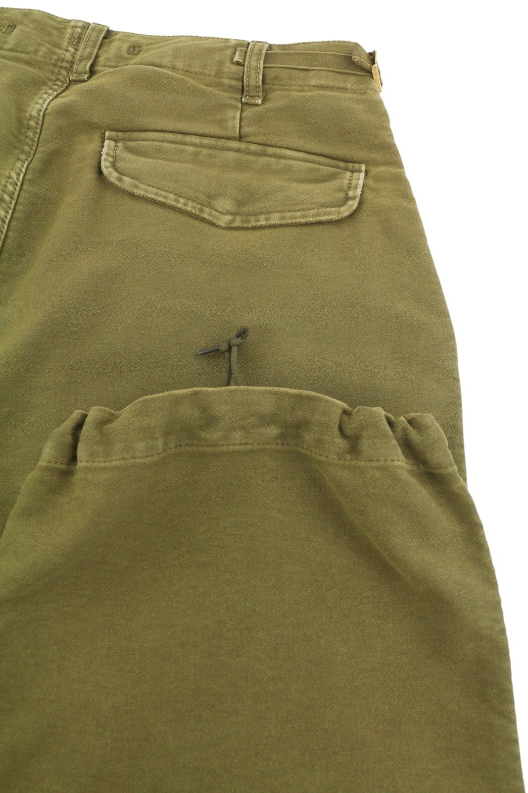 R13 Ankle Military Women Trousers 30 Olive Garment Dyed Cargo Zip FW25 RRP1199